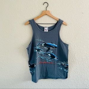 Vintage Sea World Orca Tank